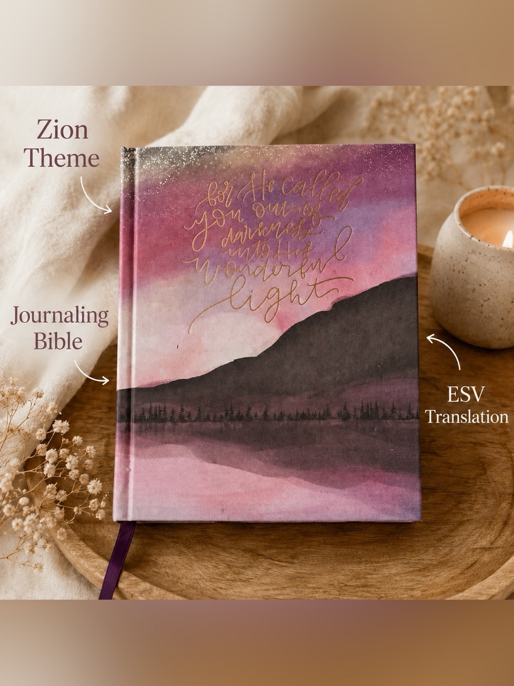 Hosanna Revival Zion ESV Journaling Bible 2018 Unused Cloth Hardcover